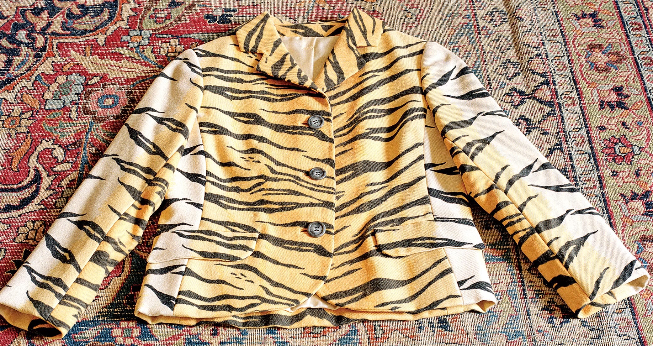 Ellie Montgomery Atuk's favorite leopard pring jacket now belongs to her daughter, writer, Jeannette Montgomery Barron as told in Ideas of Order Magazine